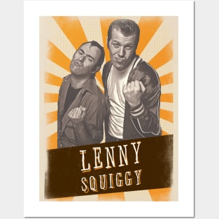 Vintage Aesthetic Lenny and squiggy Posters and Art